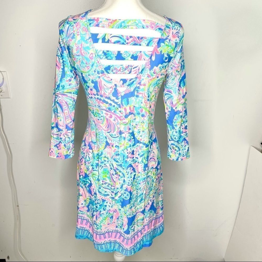 NWT Lilly Pulitzer Ophelia Dress Dream Team - XS - Picture 5 of 7